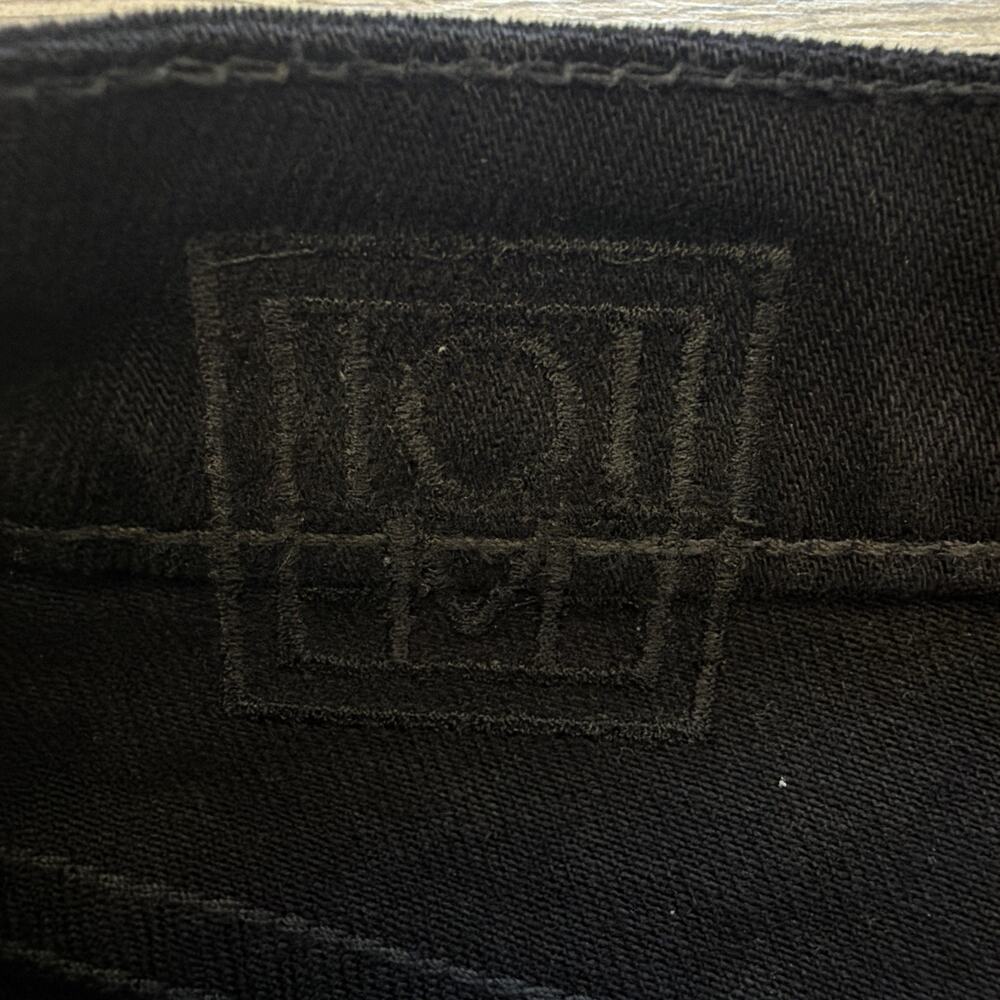 Toteme Barrel Leg Jeans Womens 27 Black High Rise Cropped Curved Denim NWT - Picture 8 of 16